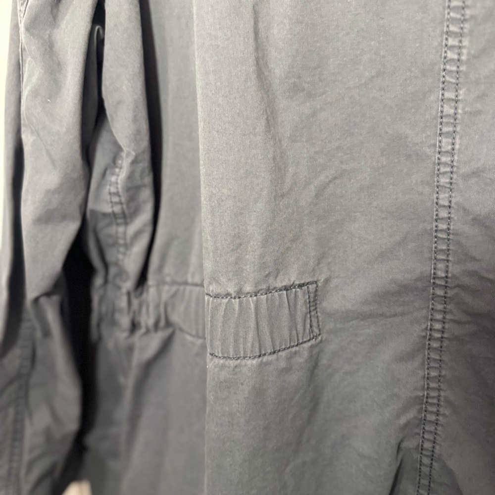 Old Navy Utility Field Jacket Women’s XXL – Gray 100% Cotton Cargo Pockets - Picture 8 of 8